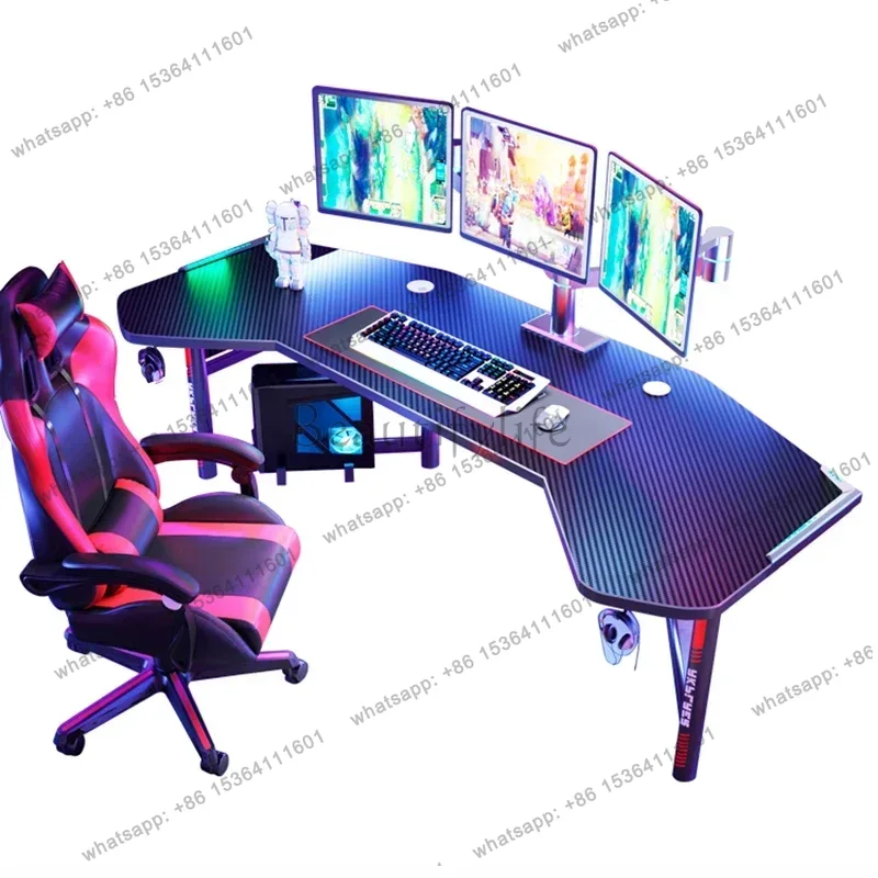 Esports Gaming Furniture - 흰색 컴퓨터 책상 사무용 가구 데스크탑