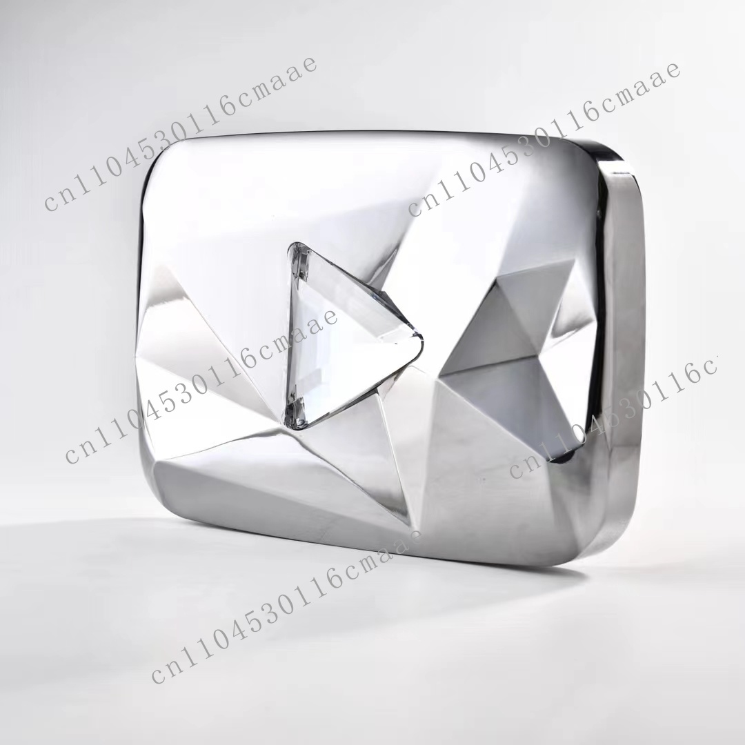 Esports Gaming Trophy - 맞춤형 DIY 유튜브 플레이 버튼 상패