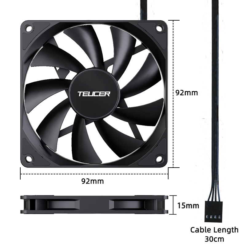 TEUCER UT-9015 PC 케이스 냉각 팬 PWM - Esports Gaming Fan 리뷰 및 가격