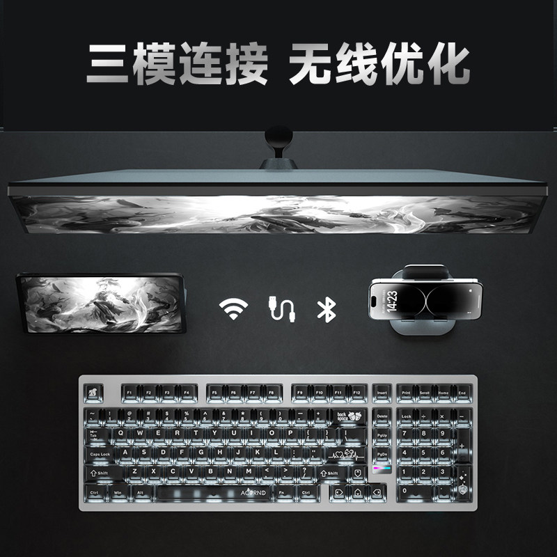 Weika Max102 알루미늄 케이스 무선 기계식 키 - Esports In Gaming 리뷰 및 가격
