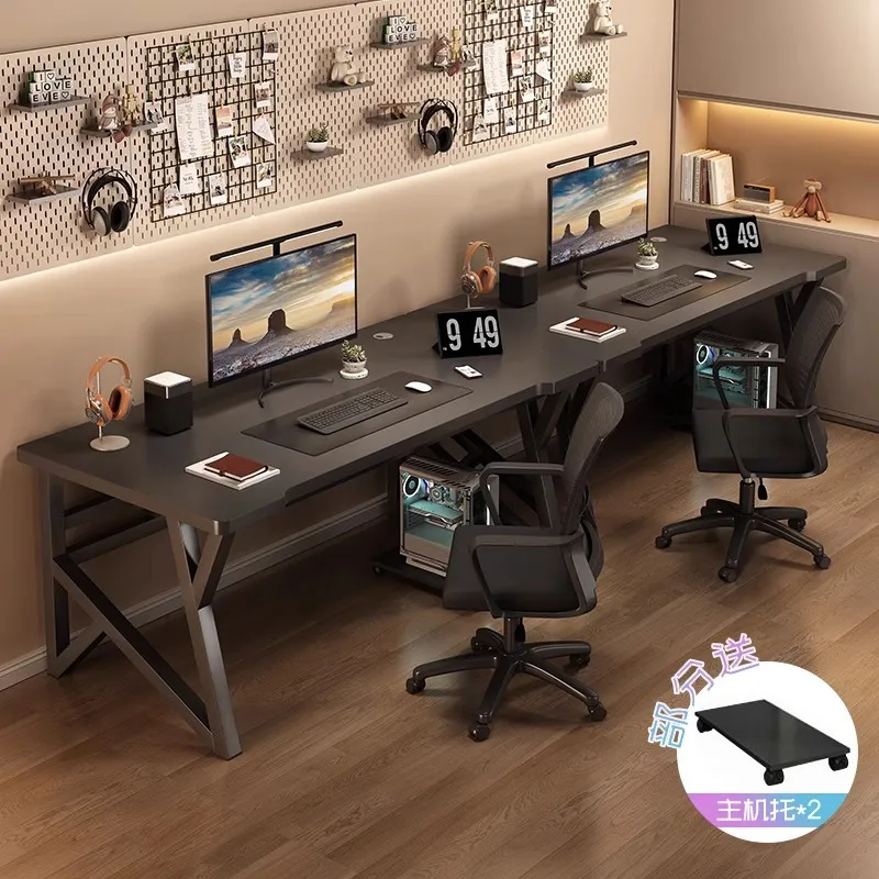 컴퓨터 책상, 이중 E-스포츠 테이블, 가정용 침실 책 - Esports Gaming Station Desk 리뷰 및 가격