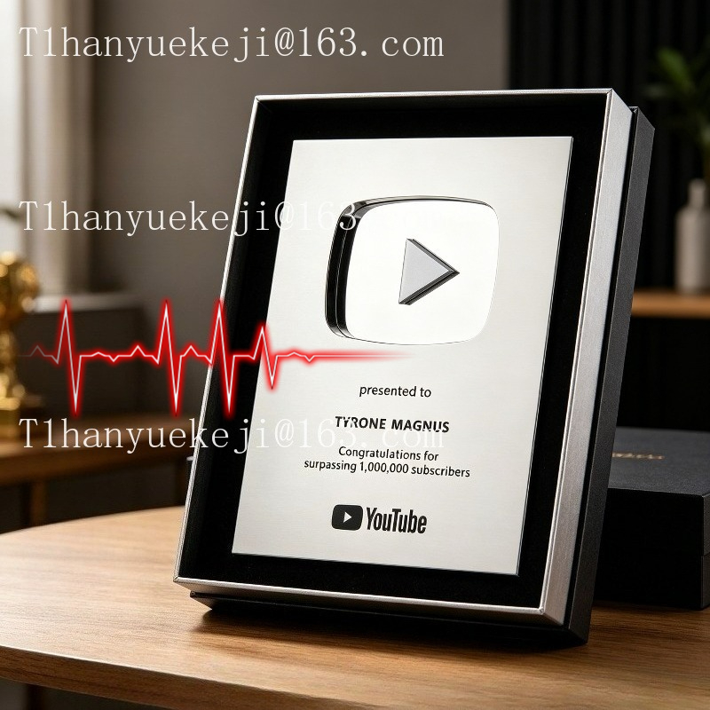 새로운 유튜브 플레이 버튼 상 UV 인쇄 그래픽 금속  - Esports Gaming Trophy 리뷰 및 가격