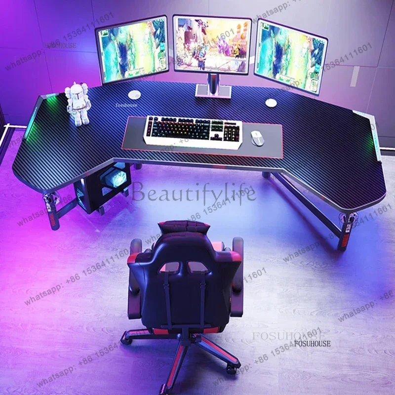 흰색 컴퓨터 책상 사무용 가구 데스크탑 컴퓨터 책상 고 - Esports Gaming Furniture 리뷰 및 가격