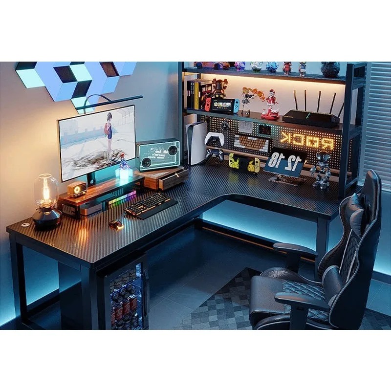 높이 조절 가능한 L자형 코너 컴퓨터 게임용 책상, 가 - Esports Gaming Furniture 리뷰 및 가격