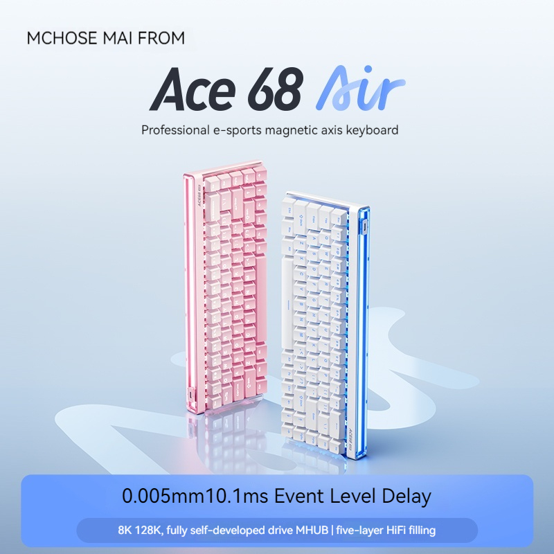 Mchose Ace68 에어 마그네틱 축 기계식 키보드 - Esports In Gaming 리뷰 및 가격