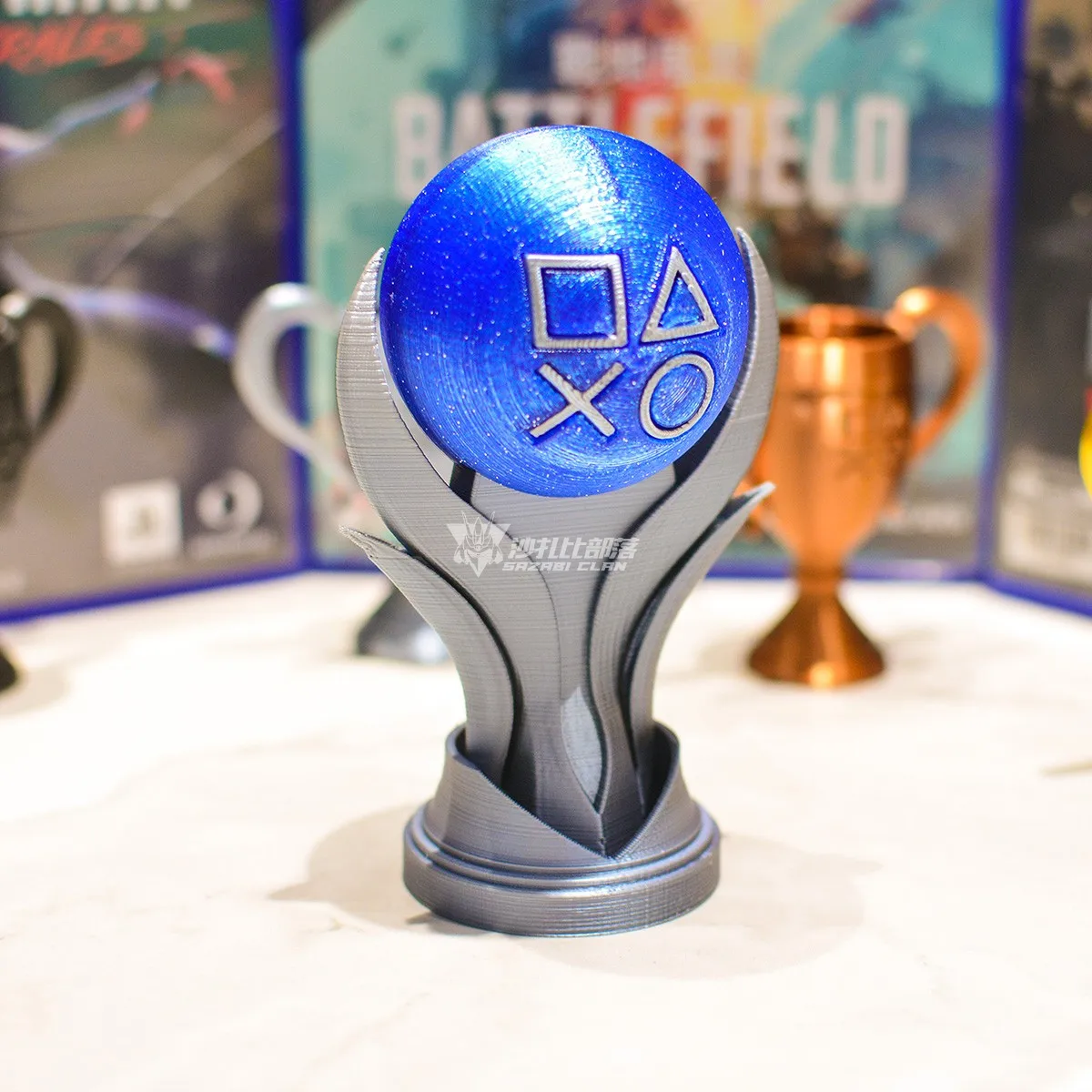맞춤형 새로운 3D 프린팅 가능 플래티넘 골드 실버 브 - Esports Gaming Trophy 리뷰 및 가격