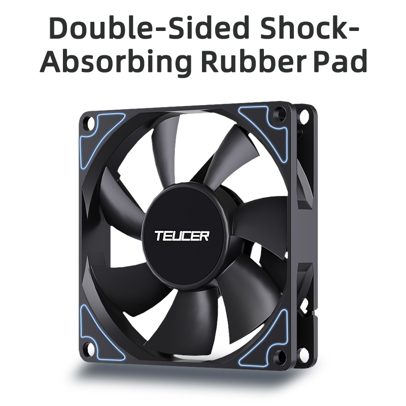 Teucer UT-8015 8CM 섀시 팬 슬림 15m - Esports Gaming Fan 리뷰 및 가격